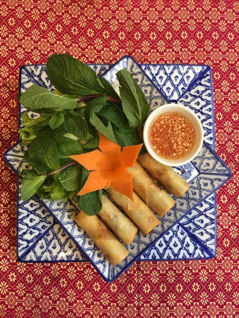 Nems thai au porc, fait maison